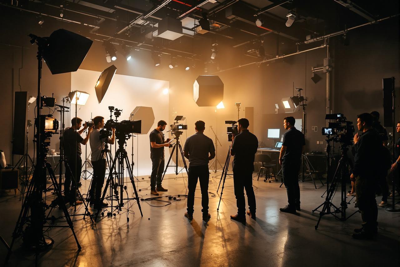 91短视频制作现场